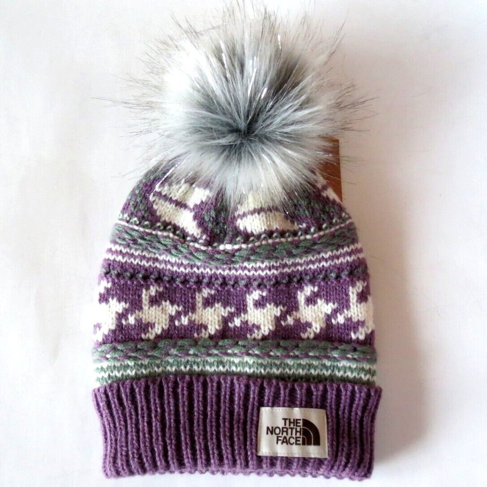 The North Face Beanie Handmade in USA Pom